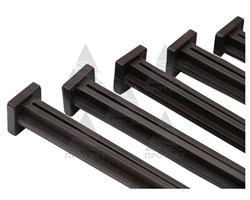 Колышки садовые для бордюрной ленты Протэкт коричневые - фото 20304