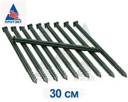 Колышки садовые для бордюрной ленты Протэкт хаки - фото 20308