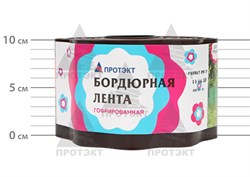 Лента садовая бордюрная Гофра Б-10/9 коричневая 10 см х 9 м - фото 20414