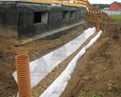 Геотекстиль ГТЛ 200, плотность 200 г/м2, ширина 1 м - фото 20526