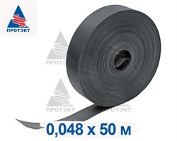 Лента для забора ЛЗ-48, 0,048 х 50 м, графит - фото 20572