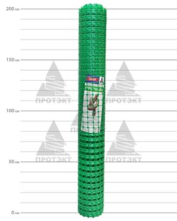 Пластиковая сетка заборная Прочная ЗР-20/2/20, лесной зеленый - фото 20642