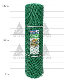 Заборная сетка решетка З-35, 1,2*20 м, зеленая - фото 20658