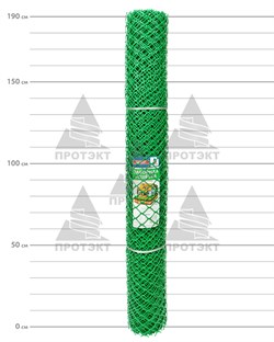 Заборная сетка решетка З-55, 1,9*10 м, лесной зеленый - фото 20677