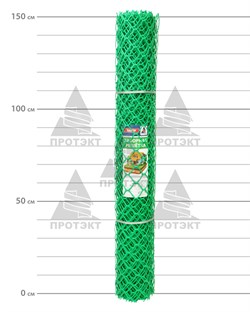 Заборная сетка решетка З-70, 1,5*10 м, лесной зеленый - фото 20691