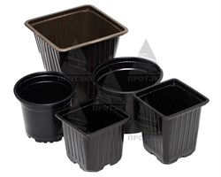 Горшок для рассады формованный диаметр 10,5 см, высота 8,5 см, 0,5 л - фото 20810