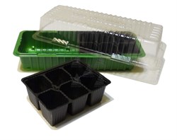 Мини-парник 12 ячеек (2 вставки) - фото 20857