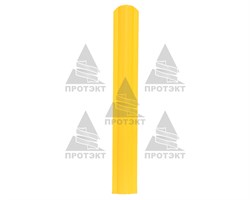 Пластиковый штакетник желтый 8*60 см - фото 21031