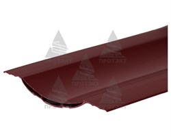 Пластиковый штакетник терракот 8 см * 1 м - фото 21044