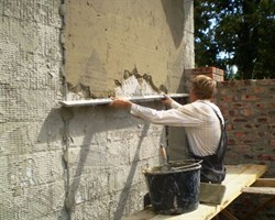 Сетка фасадная пластиковая Протэкт 35 г/м2, ячейка 15*15 мм, 1*20 м, желтый - фото 21148