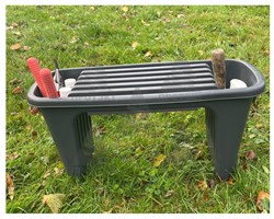 Скамейка перевертыш садовая Протэкт, серая - фото 21229