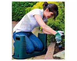 Скамейка перевертыш садовая Протэкт, хаки - фото 21235