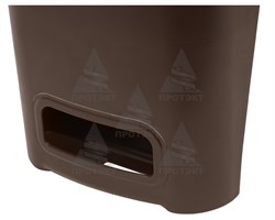 Скамейка перевертыш садовая Протэкт, коричневая - фото 21241