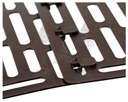 Защита стволов деревьев, набор 4 шт, 20,5 х 34,5 см, коричневый - фото 21393