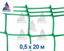Пластиковая сетка садовая СР-35, 0,5*20 м, зеленая - фото 21530