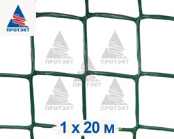 Пластиковая сетка садовая СР-50, 1*20 м, хаки - фото 21534