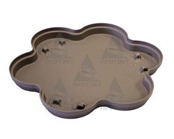 Подставка под горшок цветочный тройной - фото 21849