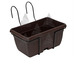 Держатель для балконного ящика 30 см - фото 21862