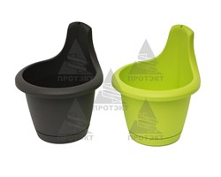 Горшок подвесной 20*20 см - фото 21882