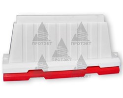 Барьер вкладывающийся БВВ длиной 2 м, белый - фото 21958