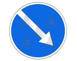 Маска для буфера дорожного 4.2.1 (одна стрелка) - фото 21964