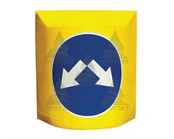 Маска для буфера дорожного 4.2.3 (две стрелки) - фото 21970