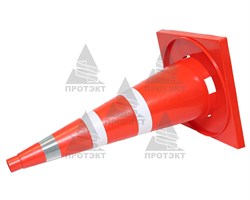 Конус дорожный комбинированный КС-3.6, цельнолитой - фото 22073