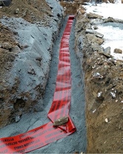 Лента сигнальная Электро ЛСЭ-300, ширина 300 мм - фото 22163