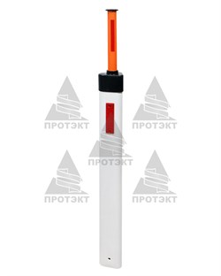 Столбик дорожный с выдвижной вехой СДС С1, высота 1,2 м - фото 22303