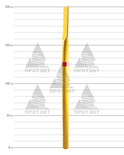 Столбик опознавательный Газ СОГ 2200, толщина стенки 3 мм - фото 22349