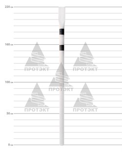 Столбик опознавательный Связь СОС 2200, толщина стенки 3 мм - фото 22358