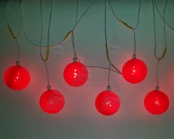 Гирлянда из сигнальных фонарей ФС-12.1 с шагом 4 м - фото 22420