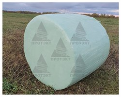 Стрейч пленка, 25 мкм, 750 мм x 1500 м, зеленая - фото 22555