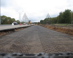 Геосетка дорожная ячейка 30/40 4*50 м - фото 22588