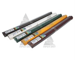 Пластиковый штакетник хаки  8 см * 1 м - фото 22662