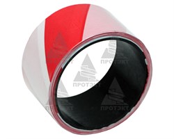 Оградительная лента бело красная Эконом ЛО-50/50 - фото 22764