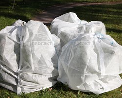 Чехол для кустарников и роз Протэкт 0,4 м х 0,8 м белый - фото 22841