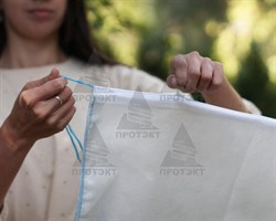 Чехол для кустарников и роз на молнии Протэкт 1,2 м х 1,6 м белый - фото 22920