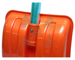 Лопата снеговая пластиковая Актив-Авто с черенком - фото 22979