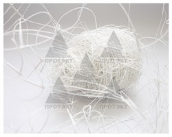 Сетка для цветов на срезку Ф-100, 0,9*20 м, белая - фото 23003