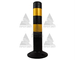 Столбик сигнальный упругий ССУ-480, высота 480 мм, черный - фото 23040