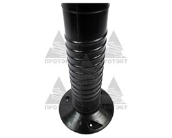 Столбик сигнальный упругий ССУ-1000, высота 1000 мм, черный - фото 23048