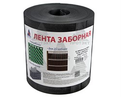 Лента для 3Д забора, Ротанг ЛЗ-190, 0,19 х 25 м, серый - фото 23207