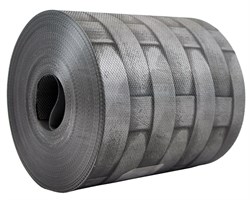 Лента для 3Д забора, Ротанг ЛЗ-190, 0,19 х 25 м, серый - фото 23212