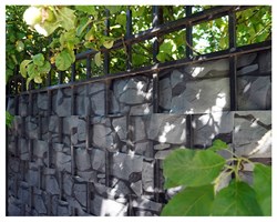 Лента для 3Д забора, Камни ЛЗ-190, 0,19 х 25 м, серый - фото 23275