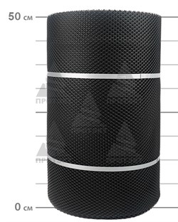 Сетка для защиты саженцев Ф-7, 0,5*50, черный - фото 23296