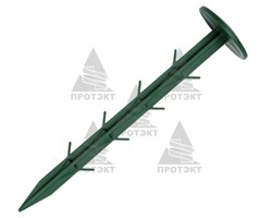 Крепление для укрывного материала, 40 шт, хаки - фото 23352