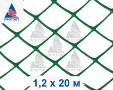 Заборная сетка решетка З-35, 1,2*20 м, хаки