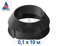 Садовый бордюр КАНТА, высота 0,1 м, черный