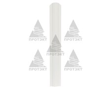 Пластиковый штакетник белый 8*60 см